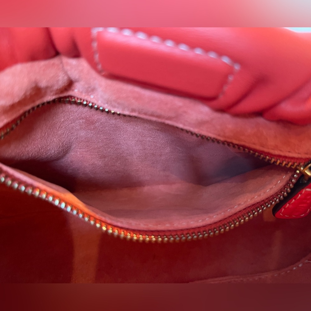 Staud Kiki Shoulder Bag Blood Orange - Picture 11 of 15